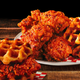Image for article titled KFC debuts Nashville Hot Chicken & Waffles after finding both foods in its kitchens